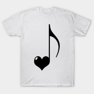 Musical heart note T-Shirt